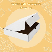 Prix d'usine de haute qualité personnalisé biodégradable personnalisé taille motif impression ondulé 12x12 blanc boîtes à pizza