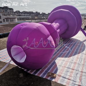 Modèle d'échecs gonflable géant 5mH violet imperméable pour la publicité, les événements et les expositions Décoration de pièces d'échecs gonflables personnalisées - Product Image 5