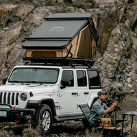Wild Land Aluminium Hartschalen-Dachzelt für Outdoor-Camping, 2-Personen-Pickup-Truck-Bettzelt, Offroad-Overland-Autozelt
