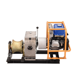 Verricello Portatile da <span class=keywords><strong>3</strong></span> Tonnellate con Motore a Benzina per Sollevamento e Trazione a Fune Metallica per Abbattimento Forestale e Pesca - Product Image 4