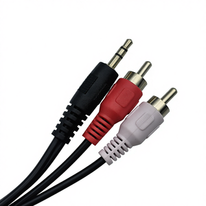 كابل ستيريو عالي الجودة 3.5 مم إلى 2 RCA، موزع صوت Y للسماعات والتلفزيون والسيارة والهواتف الذكية - Product Image 6