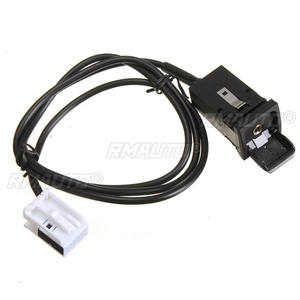 Cable AUX para Audio de Coche con Interruptor para VW/Volkswagen/MK6/Jetta/MK5/Sagitar, Cable de 92 cm - Product Image 2