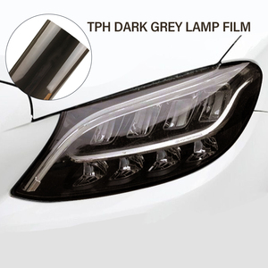 Gris oscuro PPF 6.5mil TPH película de tinte de faro Anti pequeños arañazos proteger película de faro película de luz de lámpara de coche - Product Image 1