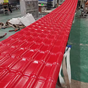 Teja Sintética de 30 Años de Duración, Tejas de PVC para Techos de Casas, Lámina de Resina para Techos, Precio de Teja de UPVC Colonial, Teja ASA - Product Image 1