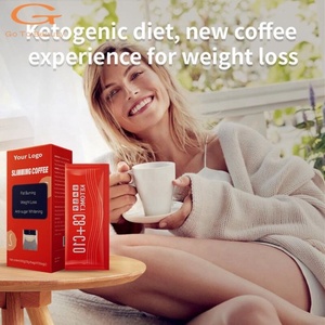 Gotobeauty Marque privée Café minceur instantané haute performance Grain de café vert Boisson supplémentaire Diète Café cétogène - Product Image 3