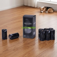 Sacs à déjections canines biodégradables et compostables non parfumés, extra grands, anti-fuites et anti-déchirures, pour usage en canil, en vrac