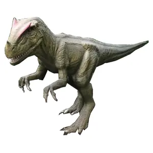 Robot di dinosauro di simulazione gigante 3D a grandezza naturale animato animato di modello di dinosauro di animazione del parco di divertimenti di Allosaurus