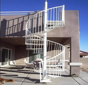 Scale a chiocciola in acciaio, - Product Image 2