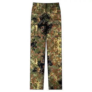 KMS Unisex Customized Outdoor Breathable Rip-Stop Ww2 German BDU Camouflage Tactical Uniform For Men Training