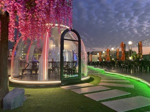 Tenda Dome Mewah Modern Terbaru untuk Hunian Jangka Panjang untuk Berkemah di Luar Ruangan, Liburan, Pernikahan, Restoran, Vila, Taman, Tahan Lama - Product Image 4