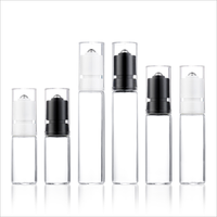 Flacon à pression noir, or ou argent, 5/10/15/20ml, bouteille de parfum, diffuseur d'huiles essentielles et de revêtement UV, avec boule en acier