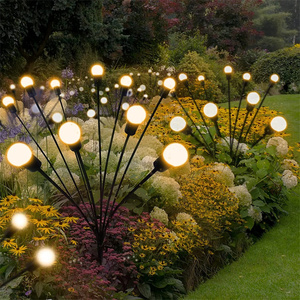 Lampe <span class=keywords><strong>solaire</strong></span> multicolore à <span class=keywords><strong>LED</strong></span> pour l'extérieur 6/8/10 <span class=keywords><strong>LED</strong></span> étanche Décoration de jardin Paysage Lampe de pelouse - Product Image 4
