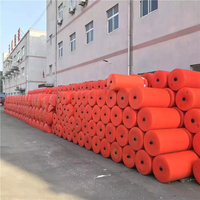 Flotteurs en PE durables, barrière flottante, zone de baignade de plage, avertissement / barrière de collecte des déchets / ligne de marquage, bouée flottante, tube flottant, UV