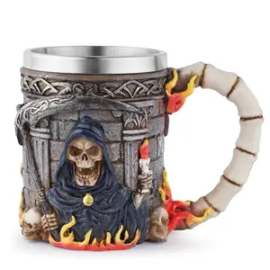 Novo vinho copo café escuro feiticeiro caneca presente personalizado Halloween presente mobiliário doméstico atacado