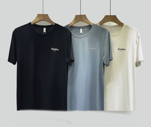 T-shirt en tissu respirant à séchage rapide <span class=keywords><strong>de</strong></span> haute qualité pour hommes, manches courtes pour hommes <span class=keywords><strong>de</strong></span> grande taille - Product Image 2