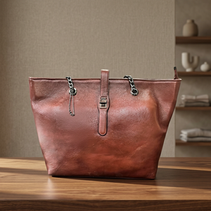 BS INTERNATIONAL – Approvisionnement direct usine – Pochette décontractée pour femme en cuir de buffle véritable, fermeture éclair, imperméable et écologique - Product Image 3