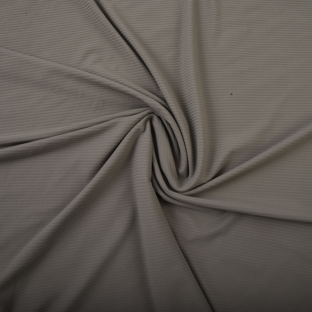 Factory Direct 76%N 24%SP 225GSM Nylon Span Stripe Stretch Soft Knitting Fabric For Yoga Sportswear
