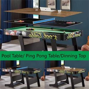 Mini <span class=keywords><strong>table</strong></span> <span class=keywords><strong>de</strong></span> billard pliable Multigame 3 en 1 <span class=keywords><strong>de</strong></span> 4 pieds avec <span class=keywords><strong>table</strong></span> à manger <span class=keywords><strong>de</strong></span> billard pour enfants - Product Image 5