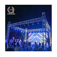Podium de scène extérieur carré en alliage d'aluminium émis en usine pour les événements de concert certifiés TUV