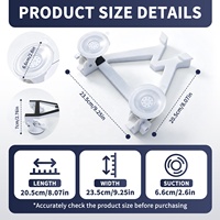 Support universel à ventouse 2026 Starlink Mini X pour voiture, réglable en angle, pour vitre centrale