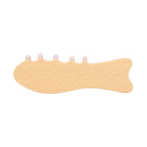 Alat pijat terapi kayu Quartz giok kristal alami, alat pijat akupuntur kristal untuk tubuh untuk kaki leher - Product Image 1