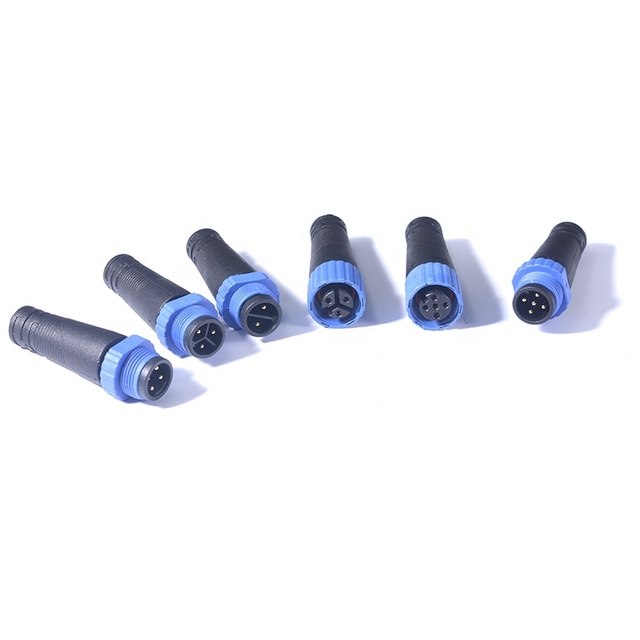 Male Female Electrical Push Wire PVC 5PIN Connectors Strip 10mm² M15 Type