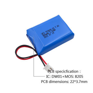 UFX703040-2S 800mAh <span class=keywords><strong>7.4V</strong></span> 중국 리튬 이온 셀 공장 전문 사용자 정의 - Product Image 3