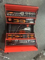 Coffret d'outils professionnel 32-216 pièces CRV pour réparation automobile et domestique, clés à douilles en acier au chrome-vanadium, garantie 1 an, OEM