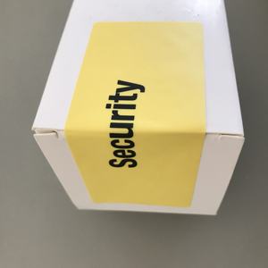 Autocollants d'étiquettes de joints de vide de sécurité inviolables pour dentifrice Lotion de rouge à lèvres de parfum de soins de la peau en matériau PET - Product Image 3