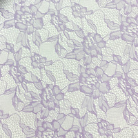 Tissu en dentelle de gaze fine 100 % polyester écologique à motif floral réaliste de marque HG pour robe de mariée, maille inférieure entièrement mate
