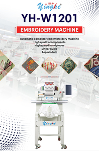 Máquina de Bordar Industrial Digital de Alta Velocidad Yinghe, Área de Trabajo de 500x800mm, Computarizada, 1 Cabezal, 12 Agujas, 1200 RPM, Nueva - Product Image 2