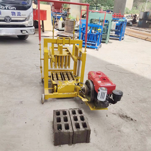 QT2-45中空ブロックマシンディーゼルビルディングブロックマシン卵層レンガ製造機 - Product Image 5