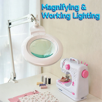 Lampe Loupe Professionnelle pour Salon de Beauté, Manucure, Électronique, Inspection des Ongles, Cosmétiques et Cils
