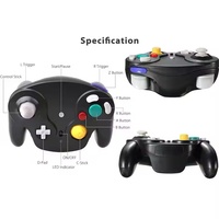 Manette de jeu sans fil pour console de jeu NGC Adaptateur 2.4G Joystick sans fil pour contrôle GameCube