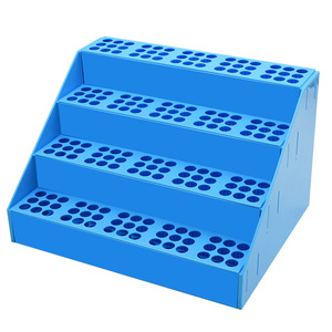 Boîte de rangement à plusieurs niveaux en plastique multifonctionnelle pour porte-tubes à essai, pour l'échantillonnage d'acides nucléiques, de virus, d'échantillons de sang, de tubes à centrifuger - Product Image 2