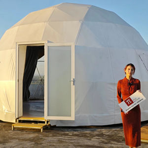 7 <span class=keywords><strong>Meter</strong></span> Geodésico Dome Tenda para 3 Pessoas Luxo Esférico Glamping Tenda para Outdoor Resort Hotel Camping Event Use B & B Família - Product Image 1