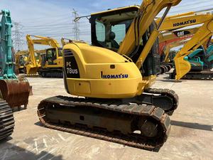 Mini-excavatrice Komatsu PC78US d'occasion, modèle 2022, avec moteur, PLC, boîte de vitesses, pompe, roulement - 37 kW de puissance, 2000 heures de fonctionnement - Product Image 2