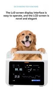 Hospital Clínico Monitor de Signos Vitales Equipo Médico UCI Monitor de Paciente Veterinario - Product Image 3