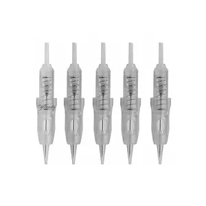 Professionele Wegwerp Gesteriliseerde Permanente Make-Up Cartridge Naald 9Mm Schroef Tattoo Naald Voor Cartridge Machines Benodigdheden