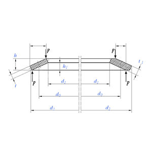 Ressorts à disque DIN2093 DIN6796, rondelles Belleville, rondelles à ressort coniques, plaques à disque pour arbre, 60Si2MnA, fabricants de fixations - Product Image 6