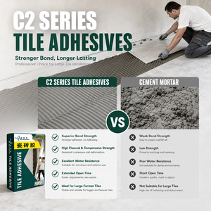 Adhesivo Impermeable Antideslizante C2E <span class=keywords><strong>para</strong></span> Lechada <span class=keywords><strong>de</strong></span> Azulejos Cementosos, <span class=keywords><strong>para</strong></span> Baños, <span class=keywords><strong>Piscinas</strong></span>, Balcones, Paredes Exteriores, <span class=keywords><strong>Mortero</strong></span> Fino - Product Image 4