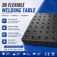 Table de soudage 3D flexible réglable en fonte ou en acier de haute qualité, vente directe usine