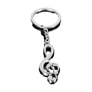 <span class=keywords><strong>Porte</strong></span>-clés en alliage de zinc XC Modern Art, <span class=keywords><strong>cadeau</strong></span> personnalisé, chaîne à notes, avec symbole musical publicitaire pour voiture, à suspendre à la ceinture - Product Image 1