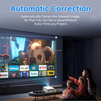 Mini Proyector Portátil de Alta Definición, WiFi de 5 GHz, 1500 Lúmenes, Sistema Operativo Android, Sonido Estéreo HIFI, 4K 720P, Cine en Casa