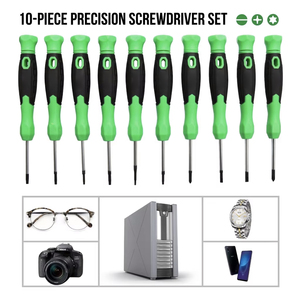 Multi-bit <b>Screwdriver</b> Set 6.35x25mm Industrial Grade Torx Phillips Pozidriv Slotted Bits - Product Image 4