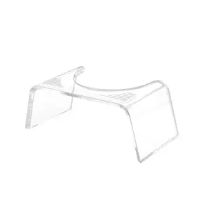 VONVIK 定制透明塑料浴室凳蹲坐丙烯酸厕所步凳