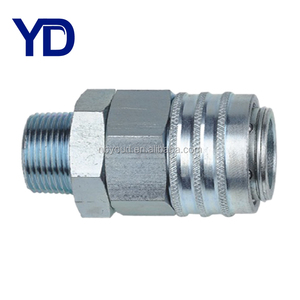 Thép carbon đơn tay không khí bán tự động khí nén nhanh chóng khớp nối/<span class=keywords><strong>Coupler</strong></span> - Product Image 2