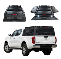 Cubierta de Acero Galvanizado o Aluminio para Camioneta de 3 Puertas, Compatible con Nissan Navara, Impermeable y con Cerradura