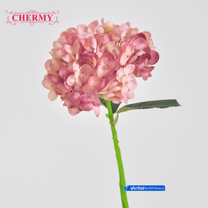 TH1520 Venta al por mayor Boda Decoración Bunga Hortensia Flores artificiales <span class=keywords><strong>Flor</strong></span> falsa - Product Image 3