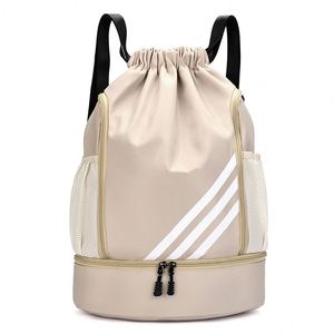 Sports <b>Drawstring</b> <b>Backpack</b> - Moisture-proof Pocket Swimming and Fitness Bag - Product Image 5